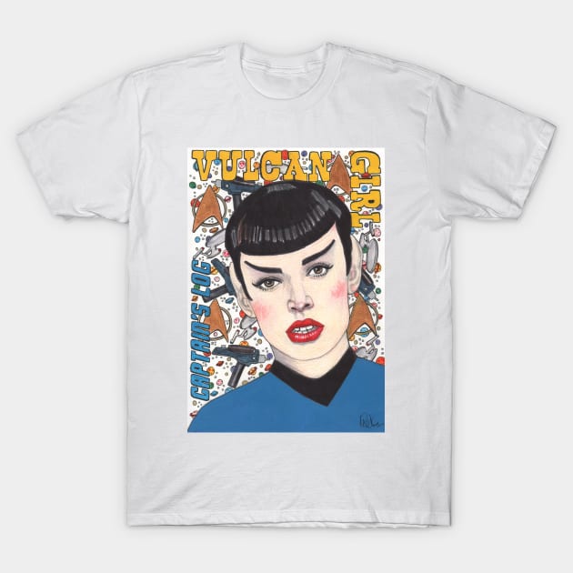 Vulcan Girl T-Shirt by paulnelsonesch